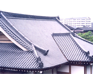 延命寺本堂の屋根